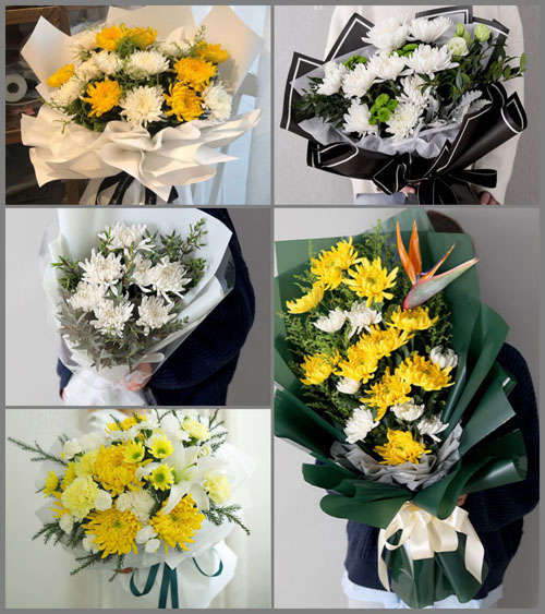 山西晋中和顺县松烟镇走马槽村白事花束代送